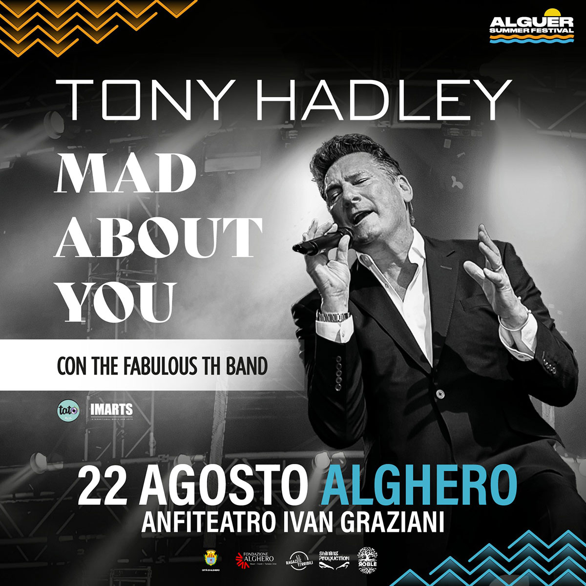 Tony Hadley in concerto ad Alghero 2024