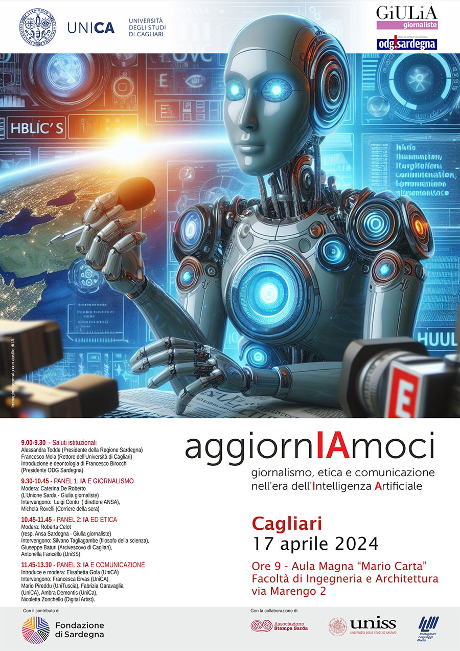 Il 17 aprile 2024 si terrà a Cagliari il seminario 'aggiornIAmoci'