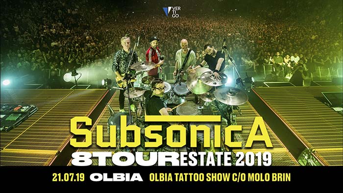 subsonica concerto olbia 2019