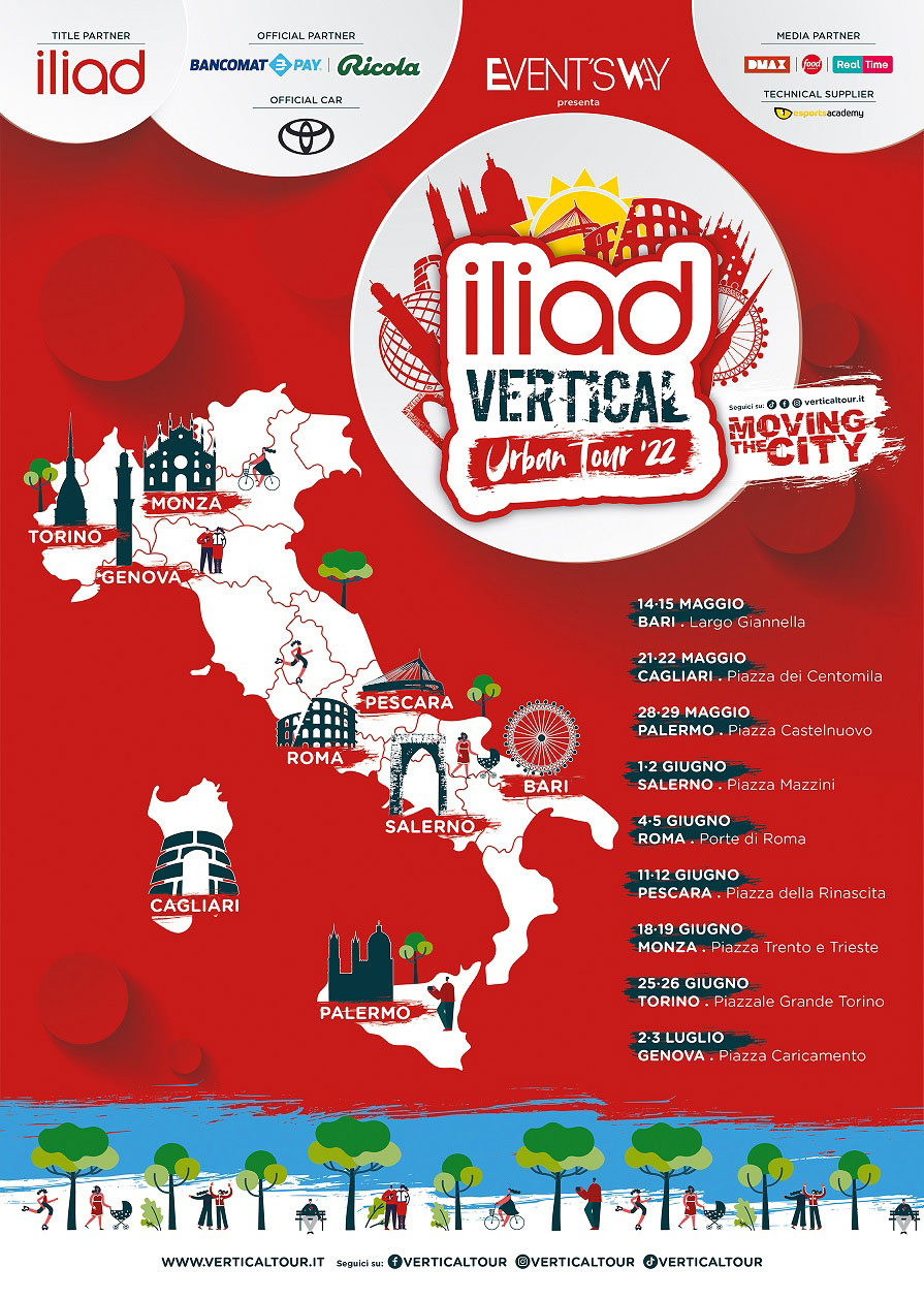 Iliad Vertical Urban Tour Cagliari