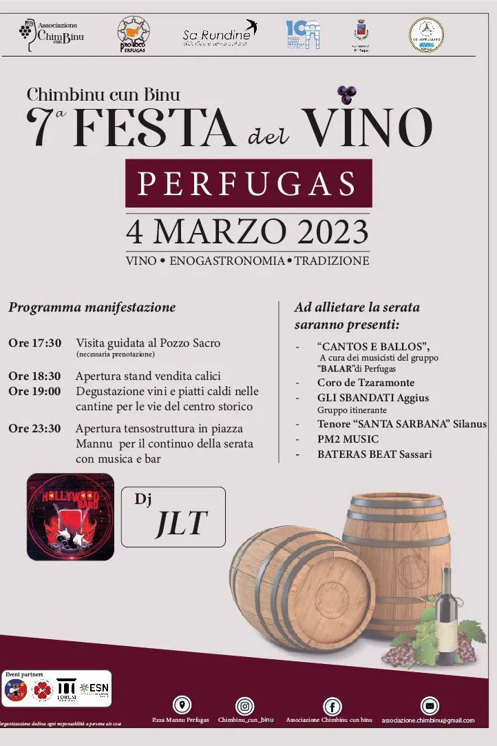 programma festa vino perfugas 2023