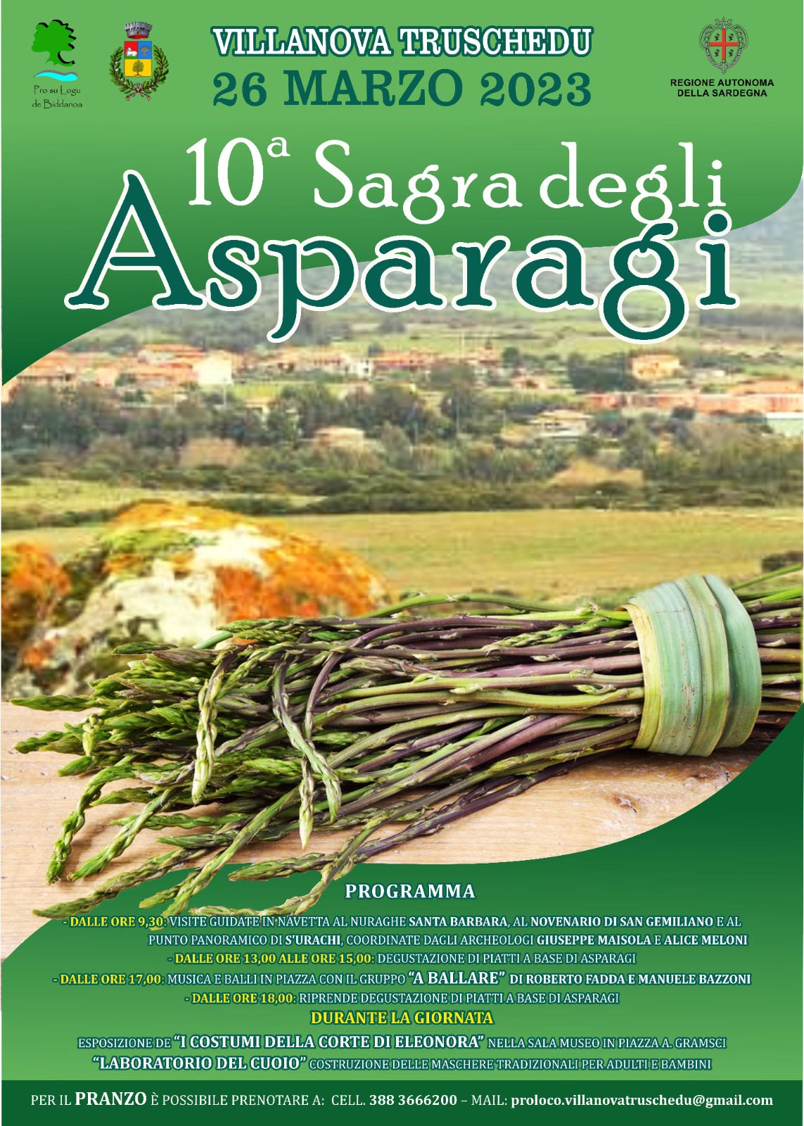 Sagra degli Asparagi a Villanova Truschedu
