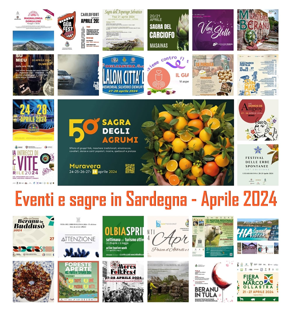 Eventi e sagre in Sardegna aprile 2024