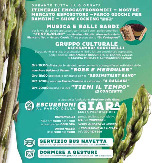 programma sagra asparago gesturi 2024