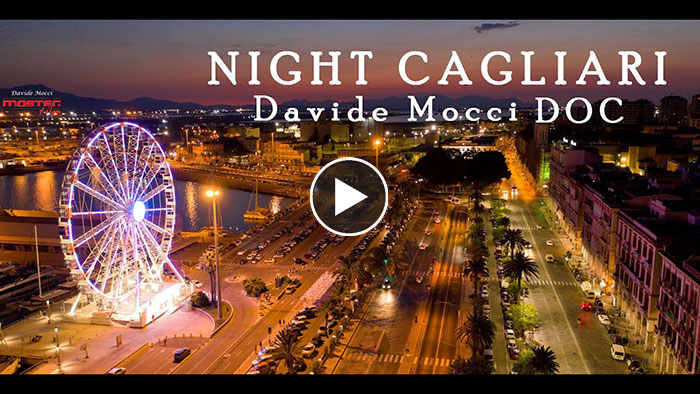 Video Cagliari dall'alto e di notte