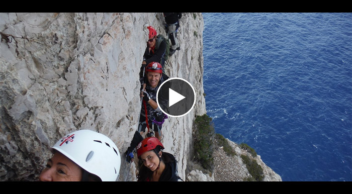 Video Sardegna via ferrata Cabirol Alghero Capo Caccia